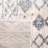 Triplett Fringe Shag Cream/Grey Area Rug-349872029