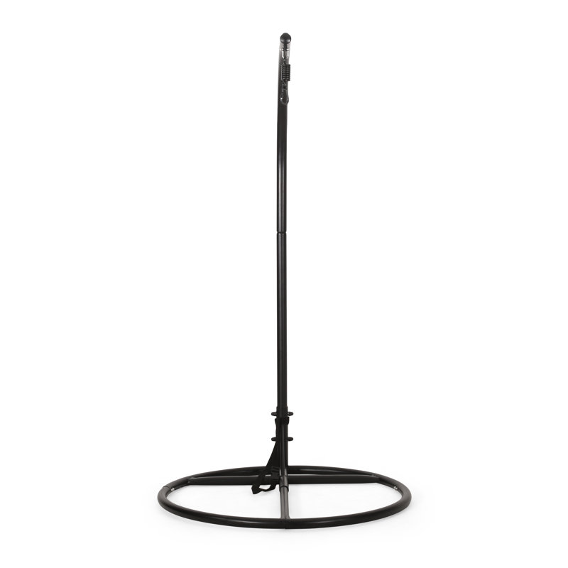Support de chaise hamac en fer, Noir