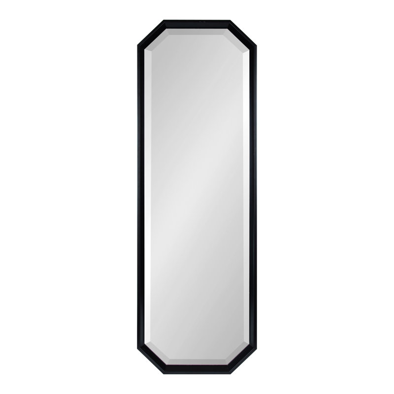 Flat Mirror, Black, 48.37" x 17.37"