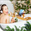 Melvalene Bamboo Bath Caddy