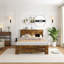 Lit plateforme avec tablette de rangement Farmhouse-394875516