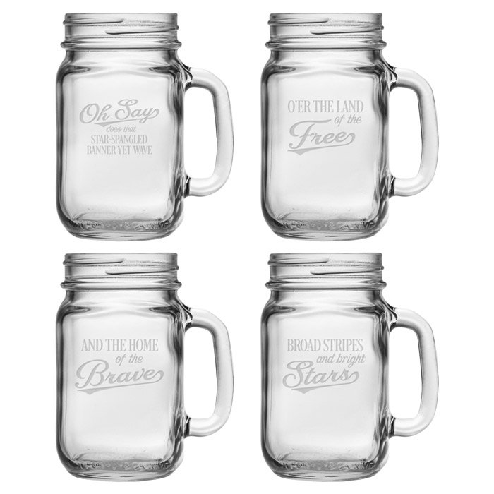 Shidler 16oz. Mason Jar Set (Set of 4) Winston Porter