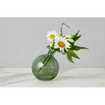 Glass Sphere Bud Vase