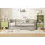 Lit de jour en bois avec couchette et garde-corps-657603964-657603966
