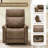 Zero Clearence RV Friendly Vegan Leather Power Recliner-471700331