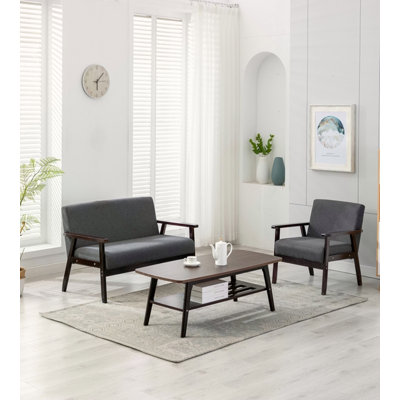 Ensemble de chaises basses Bahamas Espresso