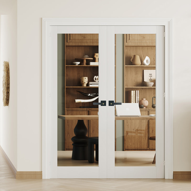 Porte de garde-manger double Prehung Style, 64"X80"