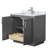 Miranda 36" Freestanding Single Bathroom Vanity with Marble Top-600277196-600277201