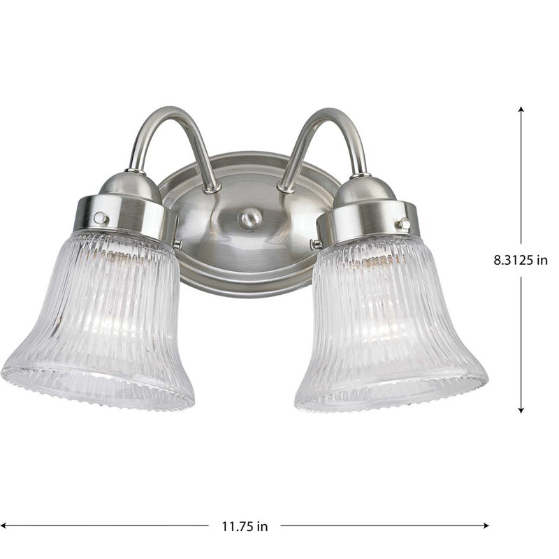 Bolingbrook 2 - Light Dimmable Vanity Light, Brushed Nickel