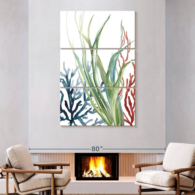Brampt Ocean Garden II, 74" H x 48" W