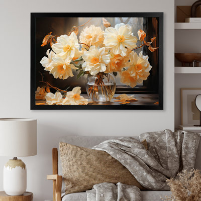 Impression sur toile White Affodils Romantic Impression II