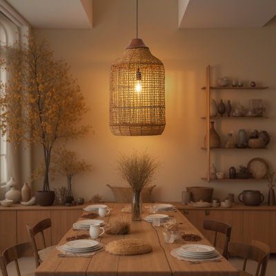 Breyell 1 - Light Natural Dome Pendant