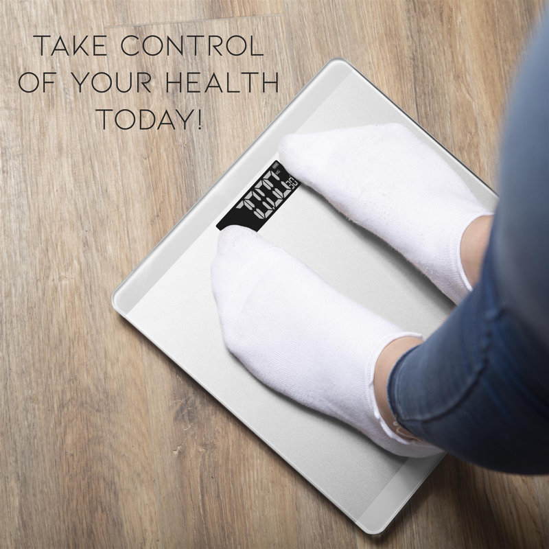 Symple Stuff Aizen Digital Glass Bathroom Scale