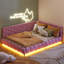 Daybed With LED Lights And Charging Station-2045855661