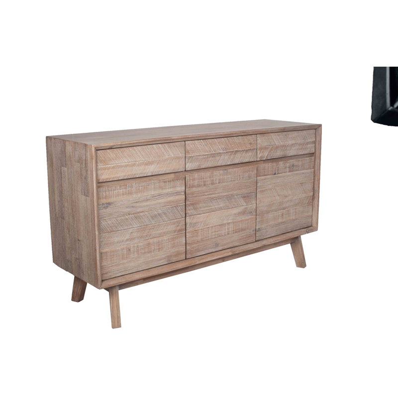 Briela 140cm Solid Wood Sideboard