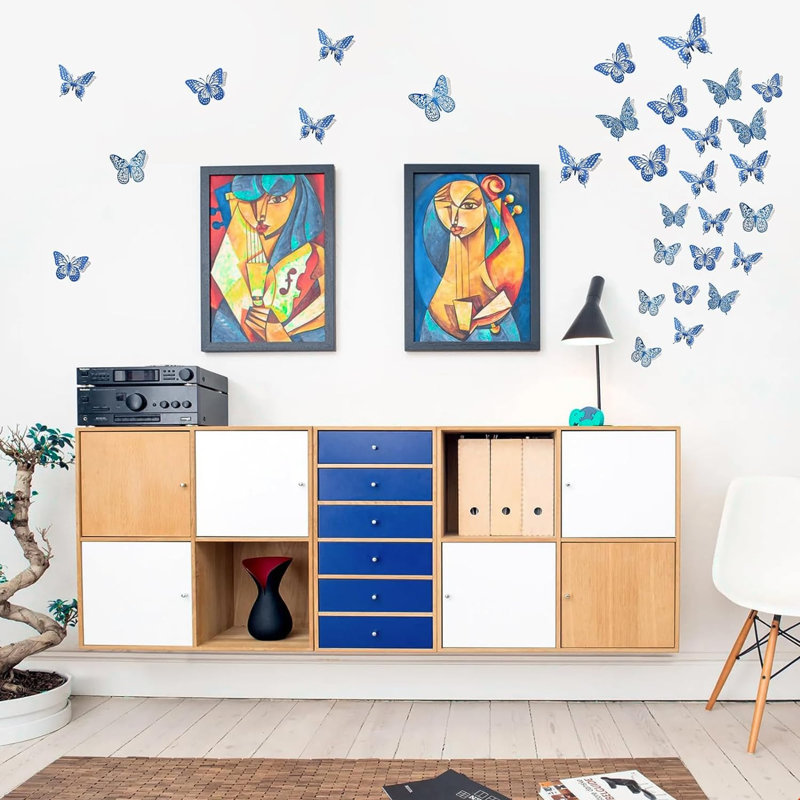 Adhésif décoratif Cowes, Bleu marine