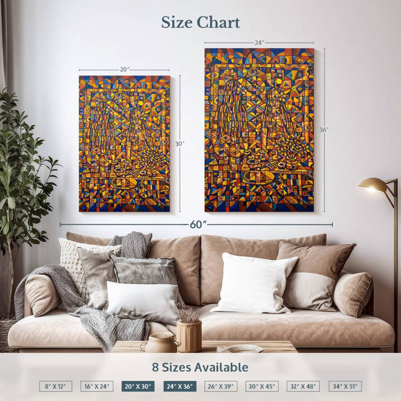 Avery Mirror Mirror Abstract, 36" H x 24" W