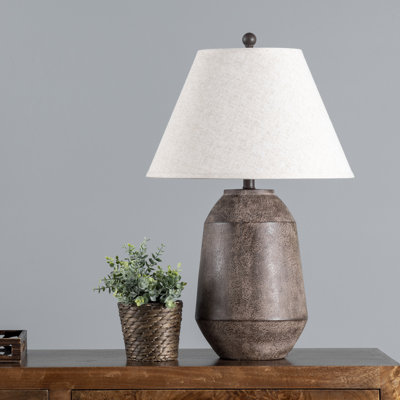 Lampe de table brune 28,5 "