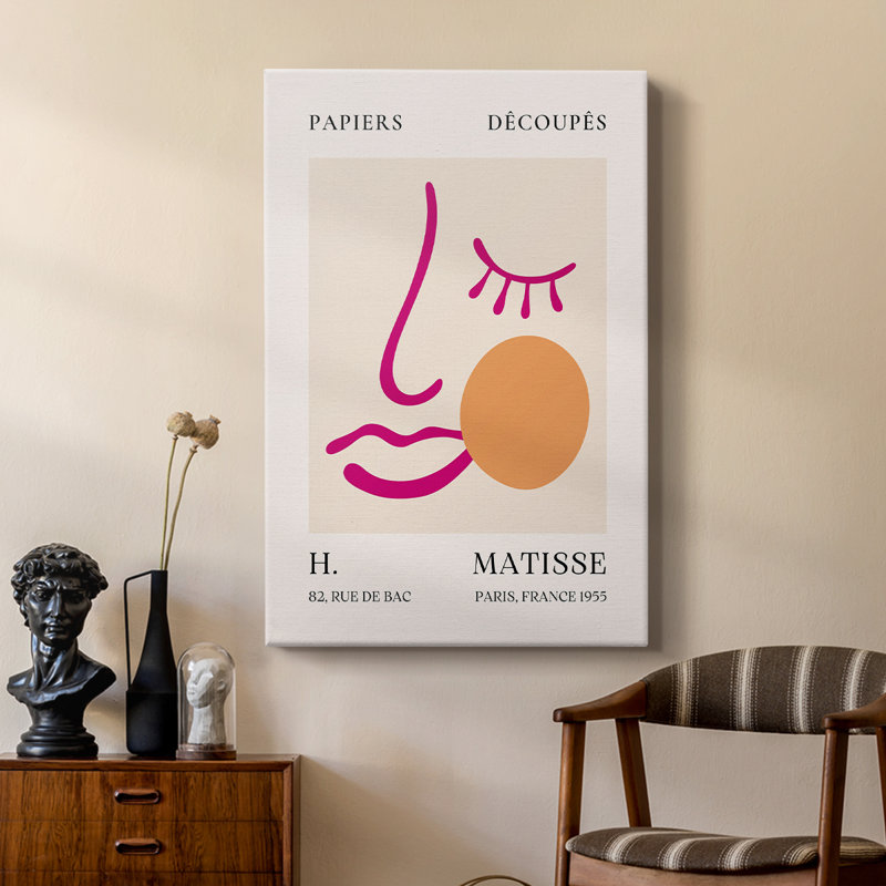 Matisse CLXV, reproduction encadrée - galerie Cavas sur mesure, H 27 po x l 18 po