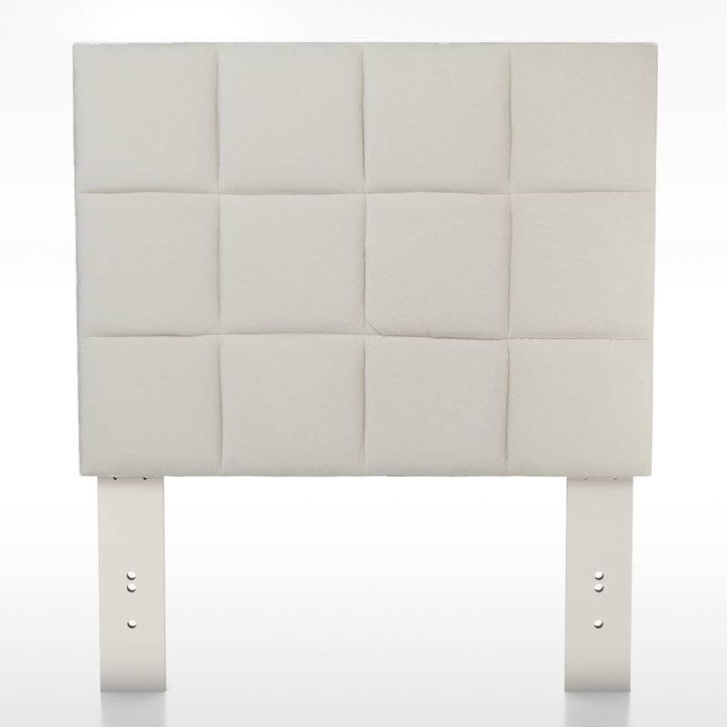 Choco Upholstered Headboard, Twin, Ivory