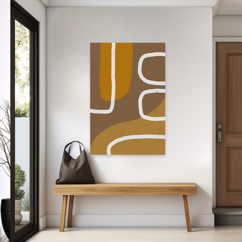 Art contemporain, art contemporain abstrait, H 60 po x l 40 po