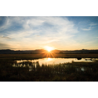 Crossville Morning by Muangsatun - Wrapped Canvas Print