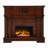 59 Inch Classical Electric Fireplace, Carved, Remote-1321317274