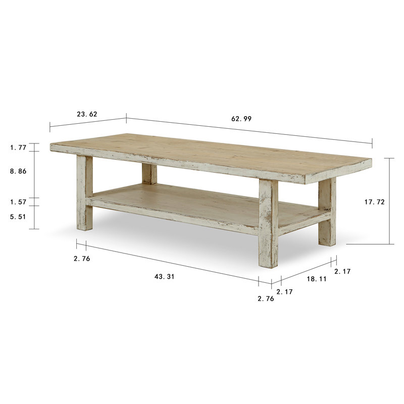 Amalfi Solid Wood Coffee Table