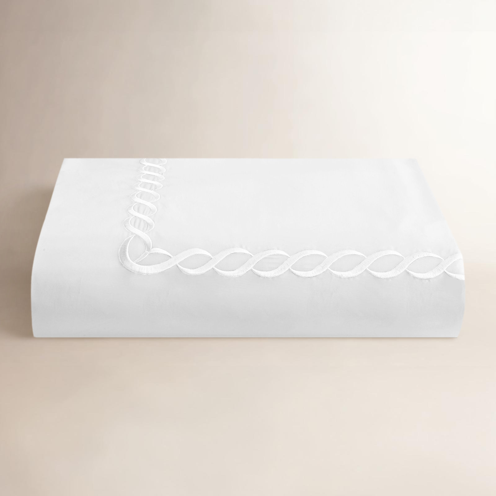 Lily Cotton Duvet Cover Set, White, Full/Queen Duvet Cover