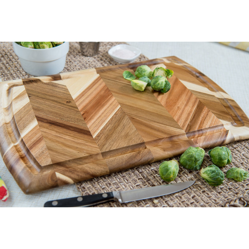 Acacia Wood Serve Board | Kitchen Accessories - B&M