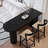 Minimalist Black Solid Wood Bar Table-519841850