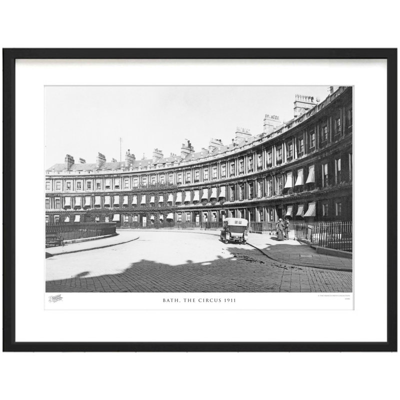 Bath, The Circus 1911 - Single Picture Frame Print, 28cm H X 36cm W x 2cm D