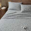 Literie en flanelle de coton confortable et confortable pour toutes les saisons