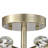 Jody 6-light Brushed Silver-ish Champagne Daisy Flower Crystal Large Size Flush Mount A0B2FFE4AF714AEBBFB5F32CC72E6593