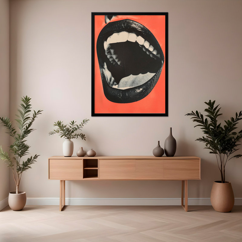 The Mouth Print by Andreas Magnusson, 10" H x 8" W 