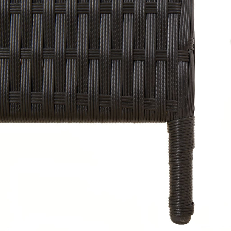 Paravent 6 panneaux Arlmont & Co., 3, 57,9 po x 78,7 po, Noir