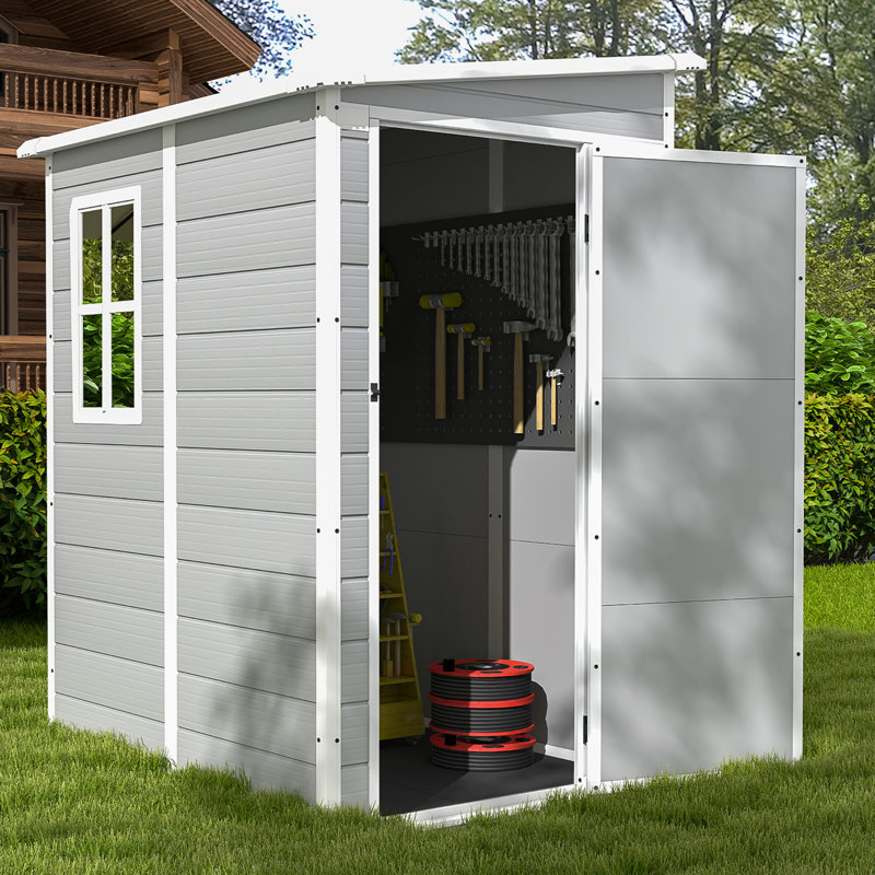 5 ft. W x 4 ft. D Resin Outdoor Storage Shed