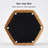 18.5" Wide Velvet Pouf Ottoman Hexagonal Ottoman-125308830