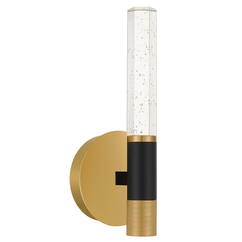 Davies Integrated LED Brushed Gold Wall Sconce