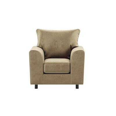 Awn Velvet Armchair