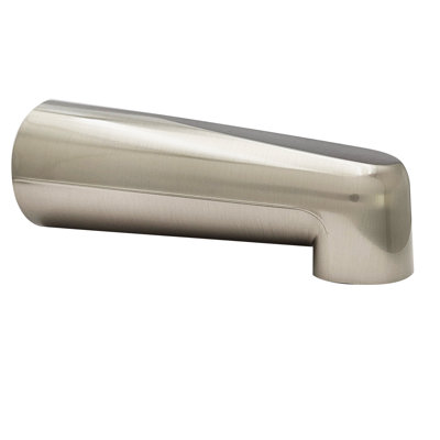 Universal Fit 7" Wall Mount Tub Spout, Zinc