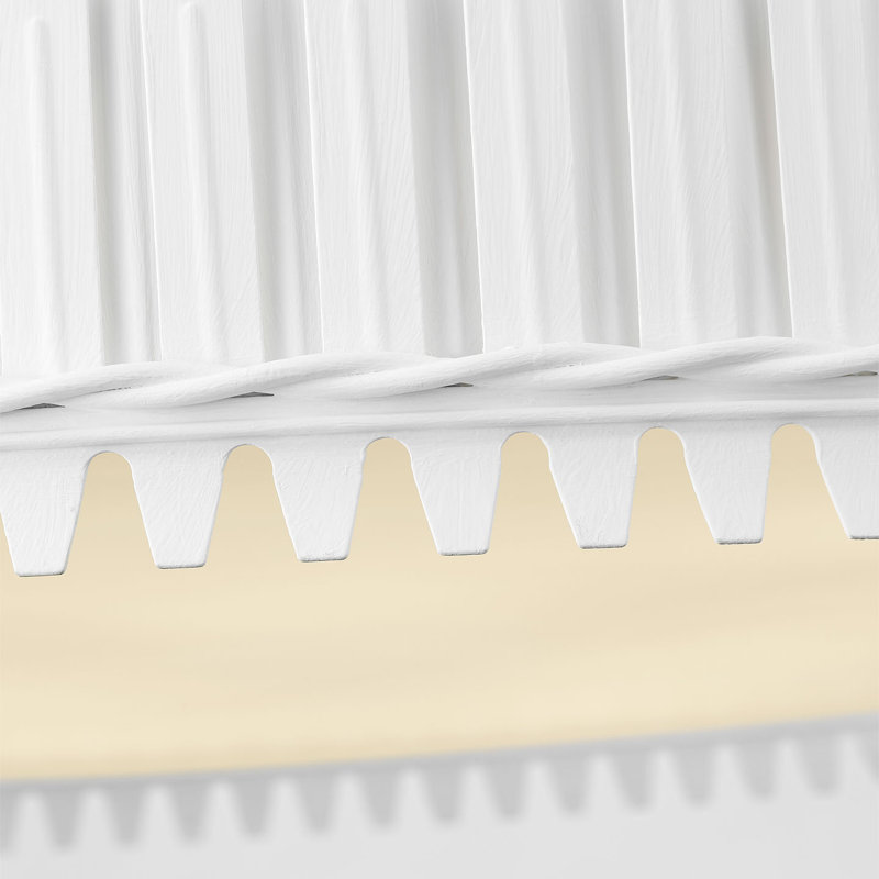 Leslie 9 - Light Chandelier, Plaster White