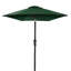 Parasol de patio de 10 pi, parasol de table de marché extérieur avec manivelle et bouton-poussoir inclinable, auvent en acier et polyester-1068403160