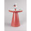 The Parrot Party Pedestal End Table