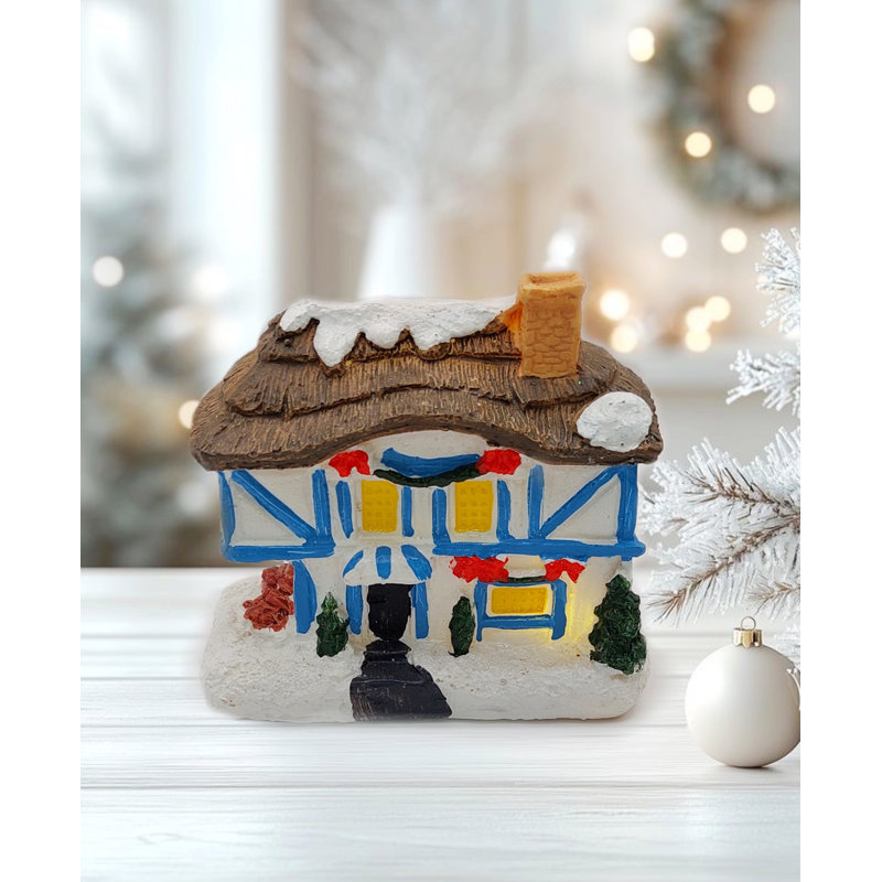 Maison blanche. Village de Noël F07-N1-1-6542-2C