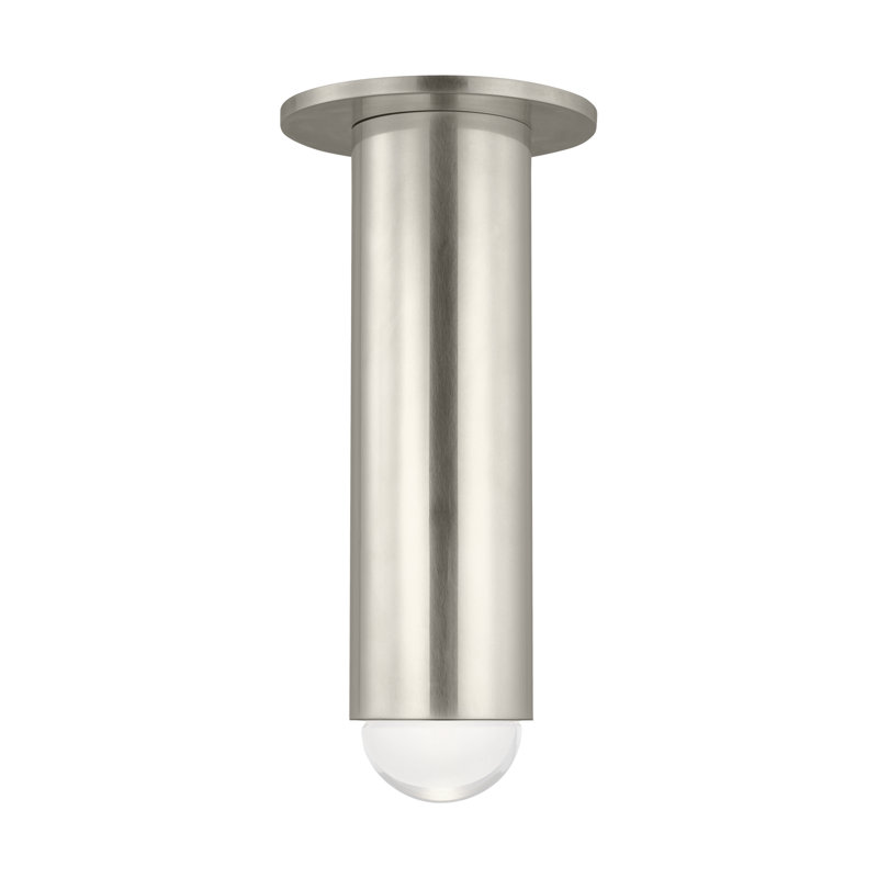Ebell 1 - Light LED Flush Mount, Antique Nickel