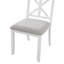 Ensemble de table de salle à manger 5 pièces, table ronde extensible et 4 chaises rembourrées pour la salle à manger et le salon