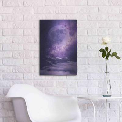 Art mural en métal «Sublime Moonlight» par Inconnu