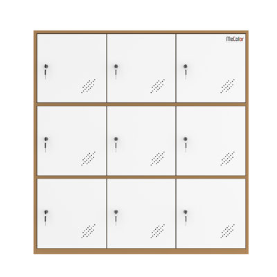 Employee Locker Cabinet with key lock Full White Color