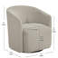 Fauteuil demi-tonneau pivotant rembourré-99980858